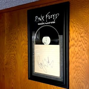 Pink Floyd The Wall album signed by Roger Waters 1/1000